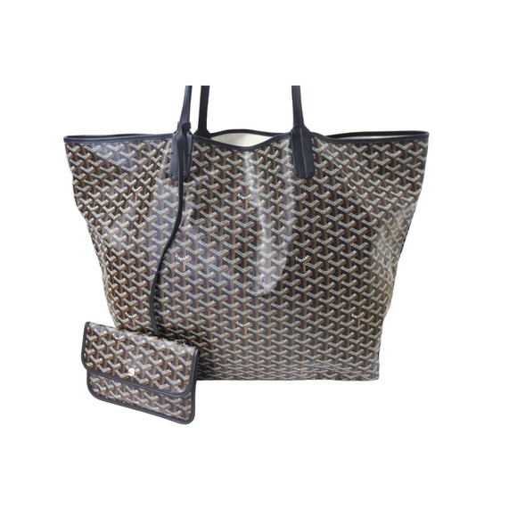 Goyard Saint XXL Herringbone Louis Black Bag Tote